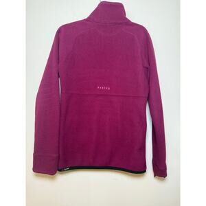 OAKLEY‎ POLARTEC FLEECE PURPLE FULL ZIP HOODIE W/ PINK LOGO WOMENS L/XL
